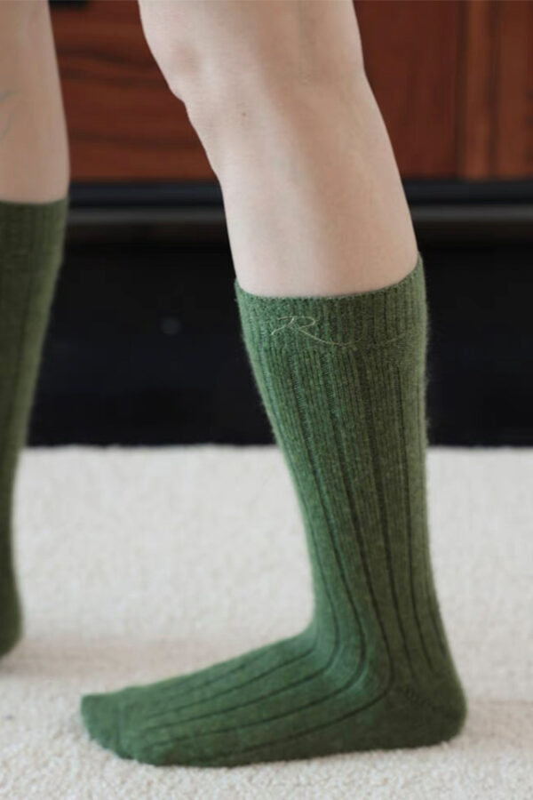 Ribbed Wool Women's Socks